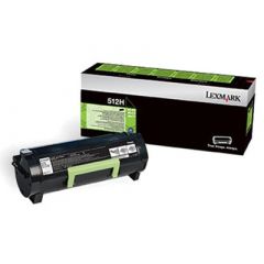Lexmark 51F2H00 Black  Laser Toner  512HE