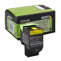 Lexmark 80C2SY0 Yellow Laser Toner  802SY