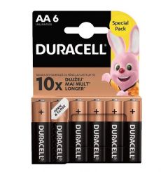 DURACELL AA 6-PACK (ΣΥΣΚΕΥΑΣΙΑ 6 ΤΕΜΑΧΙΩΝ, 0.50 TO TEMAXIO)
