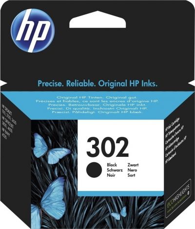 Hp F6U66AE Black  Inkjet Cartridge  302